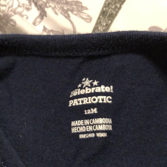 Patriotic Tshirt size 12m - Picture 2 of 3